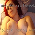 Black horny woman